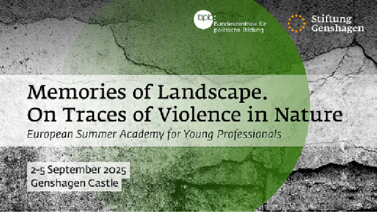 Publication : “Memories of Landscape. On Traces of Violence in Nature”