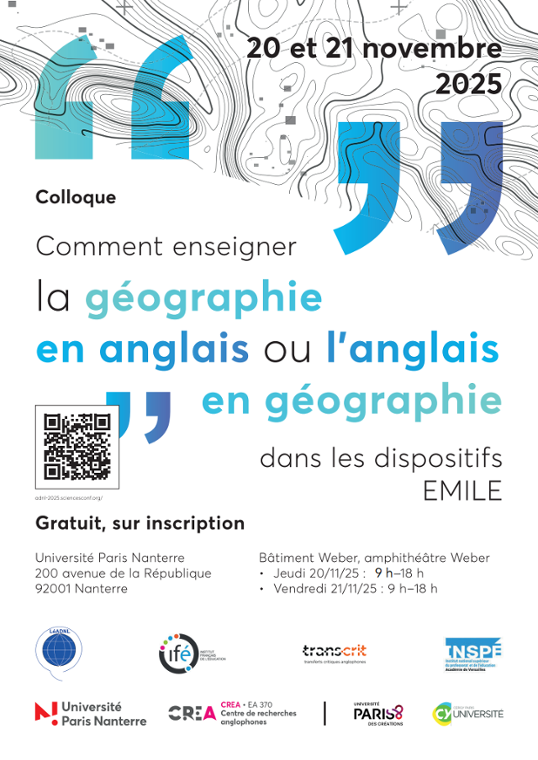 Conference – How to teach geography in English or English through geography in CLIL programs?