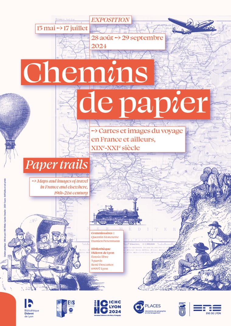 Exposition : Chemins de papier. Cartes et images du voyage en France et ailleurs, XIXe-XXIe siècle